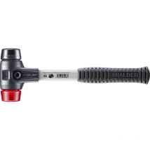 Simplex-schonhammer, Gummikomposition / Plastik Mit Verstärktem Tempergussgehäuse Und Fiberglasstiel D=40 Mm 3726.040