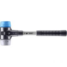 Halder - SIMPLEX-Schonhammer, TPE-soft / TPE-mid mit verstärktem Tempergussgehäuse und Fiberglasstiel D=60 mm 3713.060