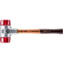 Simplex Schonhammer ø 60 mm Plastik rot mit Aluminiumgehäuse - Halder