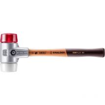 Simplex Schonhammer ø 60 mm Plastik rot / Superplastik mit Aluminiumgehäuse - Halder