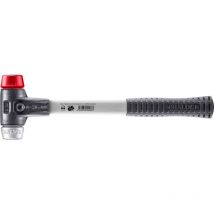 Simplex-schonhammer, Plastik / Weichmetall Mit Verstärktem Tempergussgehäuse Und Fiberglasstiel D=30 Mm 3769.030