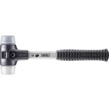 SIMPLEX-Schonhammer, TPE-mid / Superplastik mit verstärktem Tempergussgehäuse und Fiberglasstiel D=40 mm 3737.040