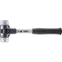 SIMPLEX-Schonhammer, TPE-mid / Weichmetall mit verstärktem Tempergussgehäuse und Fiberglasstiel D=40 mm 3739.040