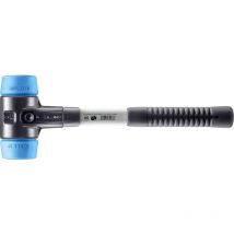Simplex Schonhammer ø 60 mm TPE-soft blau mit verstärkem Tempergussgehäuse und Fiberglasstiel - Halder