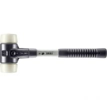 Simplex Schonhammer ø 60 mm Nylon mit verstärkem Tempergussgehäuse und Fiberglasstiel - Halder