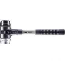 SIMPLEX-Schonhammer, Gummikomposition / Weichmetall mit verstärktem Tempergussgehäuse und Fiberglasstiel D=60 mm 3729.060