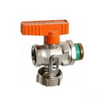 P-pro - Simplex kfe Kugelhahn 1/2'' Flügelgriff für Solar, selbstdichtend, vern. F10647