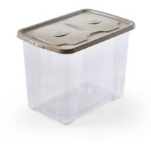Simplyroller 5 – Bac de rangement – 64L – ABS transparent – 59x39x45 cm