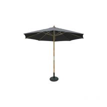 2.5m Holz Sonnenschirme Dunkelgrau - Simpo Lifestyle