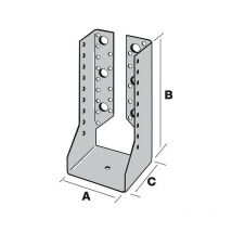 Simpson Scarpa da carpenteria per flangia interna - 76x152x76mm - spessore 2mm - SAI380/76/2