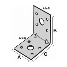 Simpson Staffa di montaggio - A40xB40xC60x2mm - EA644/2