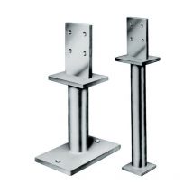 Piede colonna pis / pisb 100x80x10mm sta st.z.z.Schr.
