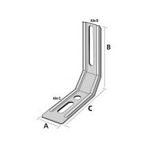 Angolo nervato SIMPSON - A30xB115xC81 - spessore 1,5 mm - ENPC115/1,5