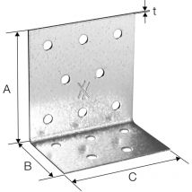Simpson Winkelverbinder anp 60x60x2.5x50mm feuerverzinkt ( ANP256650 )
