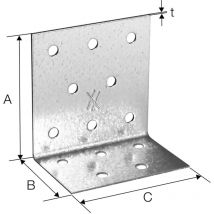 SIMPSON Winkelverbinder ANP 60x100x2.5x60mm feuerverzinkt ( ANP2561060-B )
