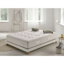 Simpur - Matelas 90x190 Magestic relax - Epaisseur 30 cm - Double technologie: ressorts ensachés + mémoire de forme
