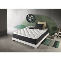 SIMPUR RELAX matelas 120x190 bio green - mousse á memoire de forme bio pur - épaisseur 30 cm - hypoallergénique - anatomique - certifié oeko-tex