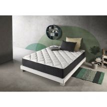 Relax matelas 135x190 bio green - mousse á memoire de forme bio pur - épaisseur 30 cm - hypoallergénique - anatomique - certifié oeko-tex - Simpur