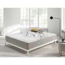 Relax matelas 140x190 visco spring - ressorts ensachés et mousse hr haute densité - epaisseur 26 cm - 11 zones de confort - système multicouche