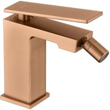 Imex Bidet-einhebelmischer Aus Messing Mit Pvd-beschichteter Rosegold-oberfläche Keramikkartusche Ø26 Mm Und Flexiblen 3-8-zoll-schläuchen – Modell 