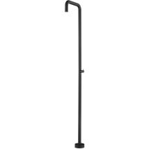 Imex Niagara Dusche Für Garten Und Pool Aus Edelstahl 316 Schwarz Matt Ø 50mm Rohrstärke Ø 50mm Antikalk-diffusor Nur Kaltes Wasser Ideal Für Den 
