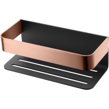 Imex Acciaio Und Ottone Portasapone Frontale Mit Kombinierter Nero Und Oro Rosa Oberfläche – Modell Mayura