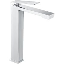 Imex Miscelatore Monocomando Für Hohen Waschbecken Verchromtes Messing-zinkguss Keramikkartusche Ø26 Mm Flexible Schläuche 3-8 – Modell Pisa
