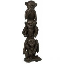 Singes en résine Rien dit, Rien vue, Rien entendu