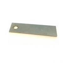Graphskill - Single 6 mm Hole Flat Plate (15 x 2 x 38 mm) - T316 Marine Grade Stainless Steel
