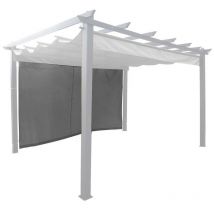 Glendale Leisure - 4M Single curtain side for Seville Gazebo - L400 cm - Grey