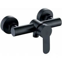 Single Lever Bathtub-Shower Mixer Bath Tap Set Shower Faucets Bathroom Faucet Integrated Check Valve Black Hot and Cold Water Mixer Valve