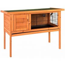 Home Discount - Single Wooden Pet Hutch Rabbit Guine Pig Cage Run With Clean Tray