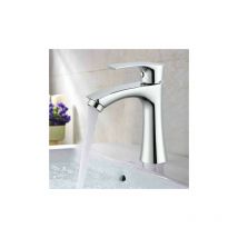 Sink Cold Water Faucet Chrome Stainless Steel Bathroom Faucet Simple Modern Design Sink Faucet