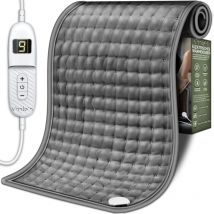 Sinnlein - Almohadilla Eléctrica 30 x 60 cm Térmica de Calefacción Certficada tüv süd gs Función de Apagado Automático 6 Niveles de Temperatura