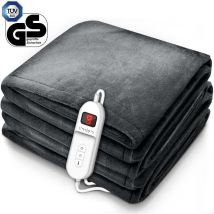 Sinnlein - Chauffe matelas 160x120cm Certifié tüv süd gs Arrêt Automatique Fonction Minuterie 9 Niveaux de Température