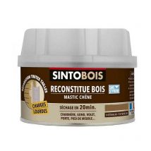 SINTO BOIS Reconstitue parties manquantes sur charges lourdes Teinte pâte à bois: Chêne - Conditionnement: 190 g