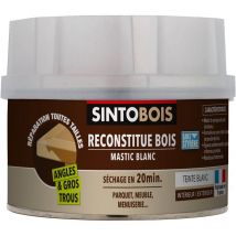 Sinto - Reconstitue bois pour parties manquantes (angles, gros trous) 550g Blanc