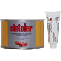 Sintofer putty 500 ml pour carrosserie fer mA tal polyester blanc