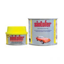 Sintofer stucco per metallo vetrificato in barattolo - ml.175 ambrato 'tipo vetrificato' 2 pezzi Sintolit