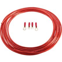 Sinuslive - Kit cavo corrente HiFi per auto 6 mm² placcato oro