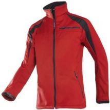 Sioen - Softshelljacke Piemonte Gr. xl rot/schwarz