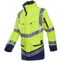 Warnschutz-Regenjacke Windsor Gr. m leuchtgelb/marine - Sioen