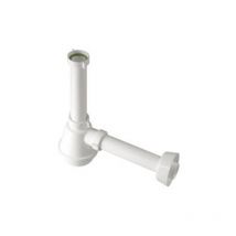 Siphon 1 voie pour a vier sans vidage en raccordement polypropylA ne 1 "1 - 2