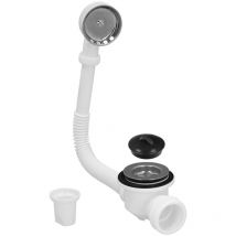 Siphon de baignoire avec trop-plein sortie réglable 1 1/2