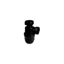 Presto - Siphon de laboratoire longueur 180mm, entrée 40x49mm sortie 50mm, pas du gaz.