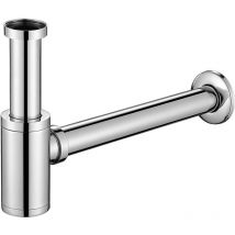 Siphon de Lavabo 1-1/4'x32mm Universel Tube de Siphon Réglable en Hauteur Anti-Odeurs, Haute Qualité pour Lavabo Evier