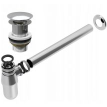 Siphon De Lavabo Laiton Chrome + Bouchon Click