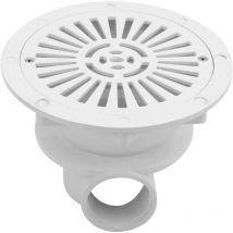 Siphon de sol de piscine, siphon de sol rond pour piscines préfabriquées et liner Siphon de sol de piscine antiblocage pour piscine Accessoires