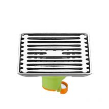 Siphon de Sol en Acier Inoxydable, Siphon de Sol pour Machine à Laver Anti-Clog de Déodorant de Salle de Bain,plastique, vert