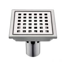 Siphon De Sol inox 1 Pcs en Acier Inoxydable Drain15Cm 15Cm Filtre Carré Déodorant Anti Retour Fuite d'eau 15Cmb